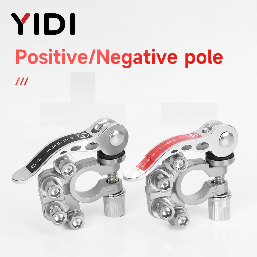 Battery Terminal Clamps Quick Release Brass - 2PCS Car Auto Battery Connector Terminal