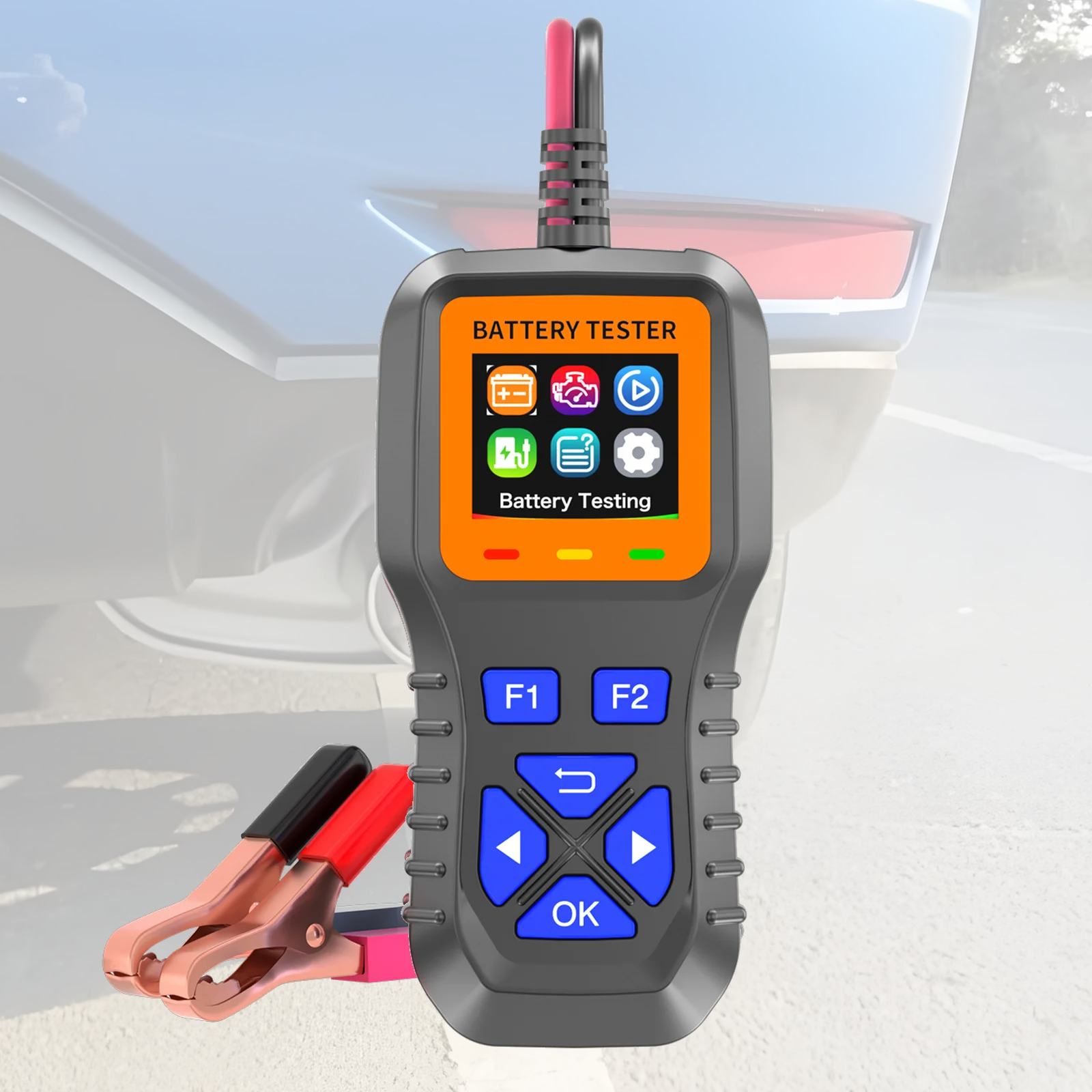 Alternator Tester Digital Diagnostic Tool - Car Battery Tester 12V Digital Automotive