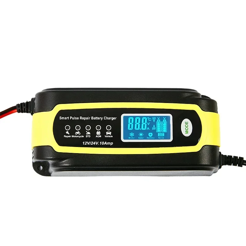 Car Battery Trickle Charger Maintainer 5A - 200W Car Battery Charger, 12V 24V