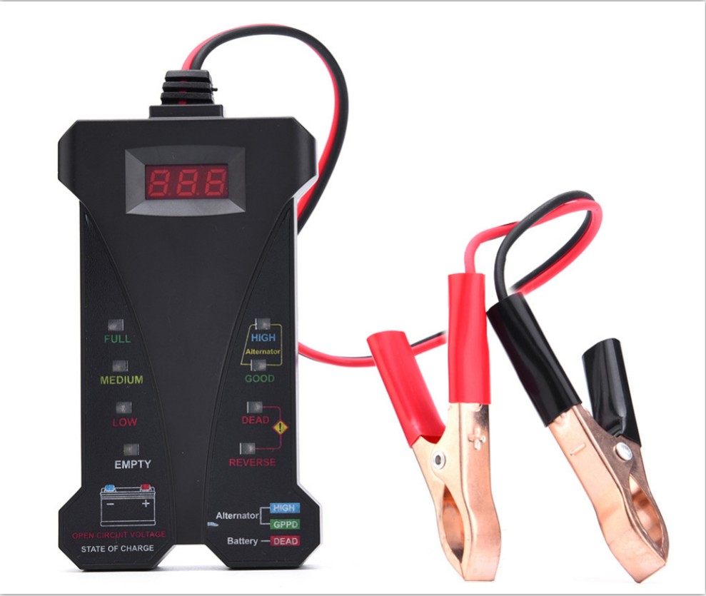 Alternator Tester Digital Diagnostic Tool - Hot Sale 12V Smart Car LED