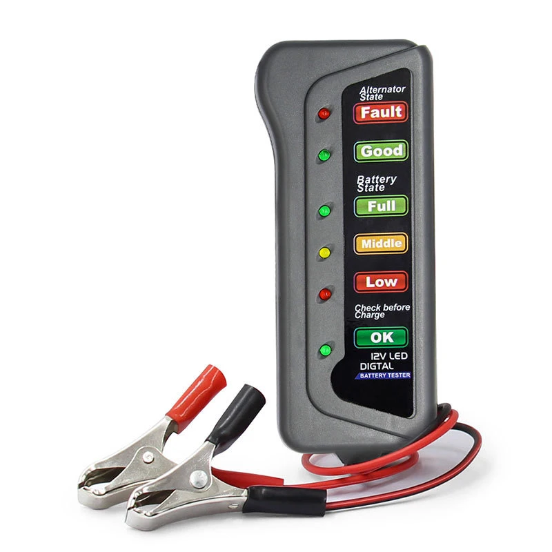 Mini 12V Car Battery Tester Di - Alternator Tester Digital Diagnostic Tool ulasan dan harga