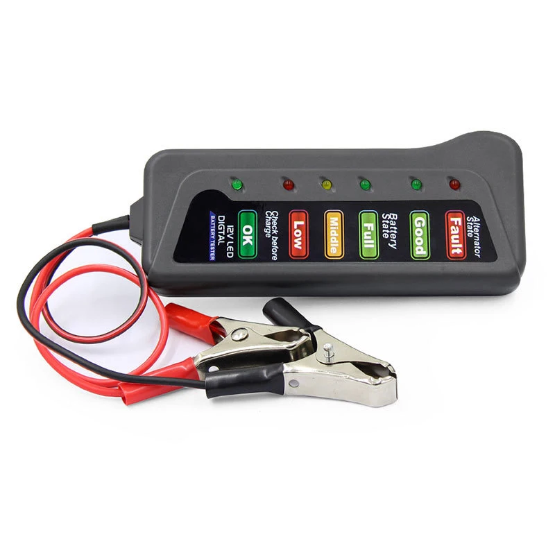 Mini 12V Car Battery Tester Di - Alternator Tester Digital Diagnostic Tool ulasan dan harga