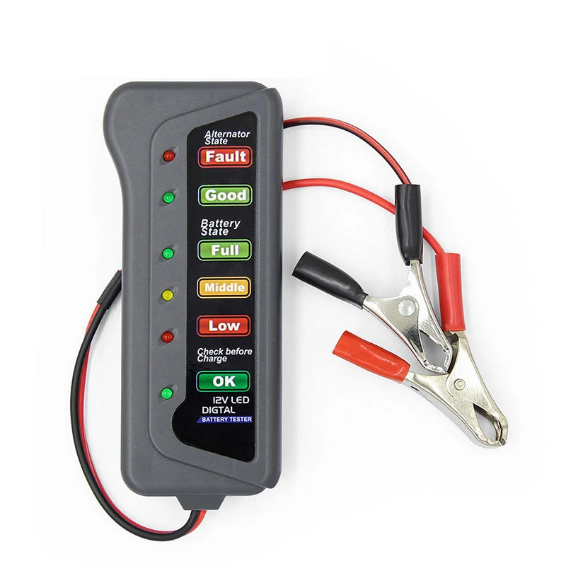 Mini 12V Car Battery Tester Di - Alternator Tester Digital Diagnostic Tool ulasan dan harga