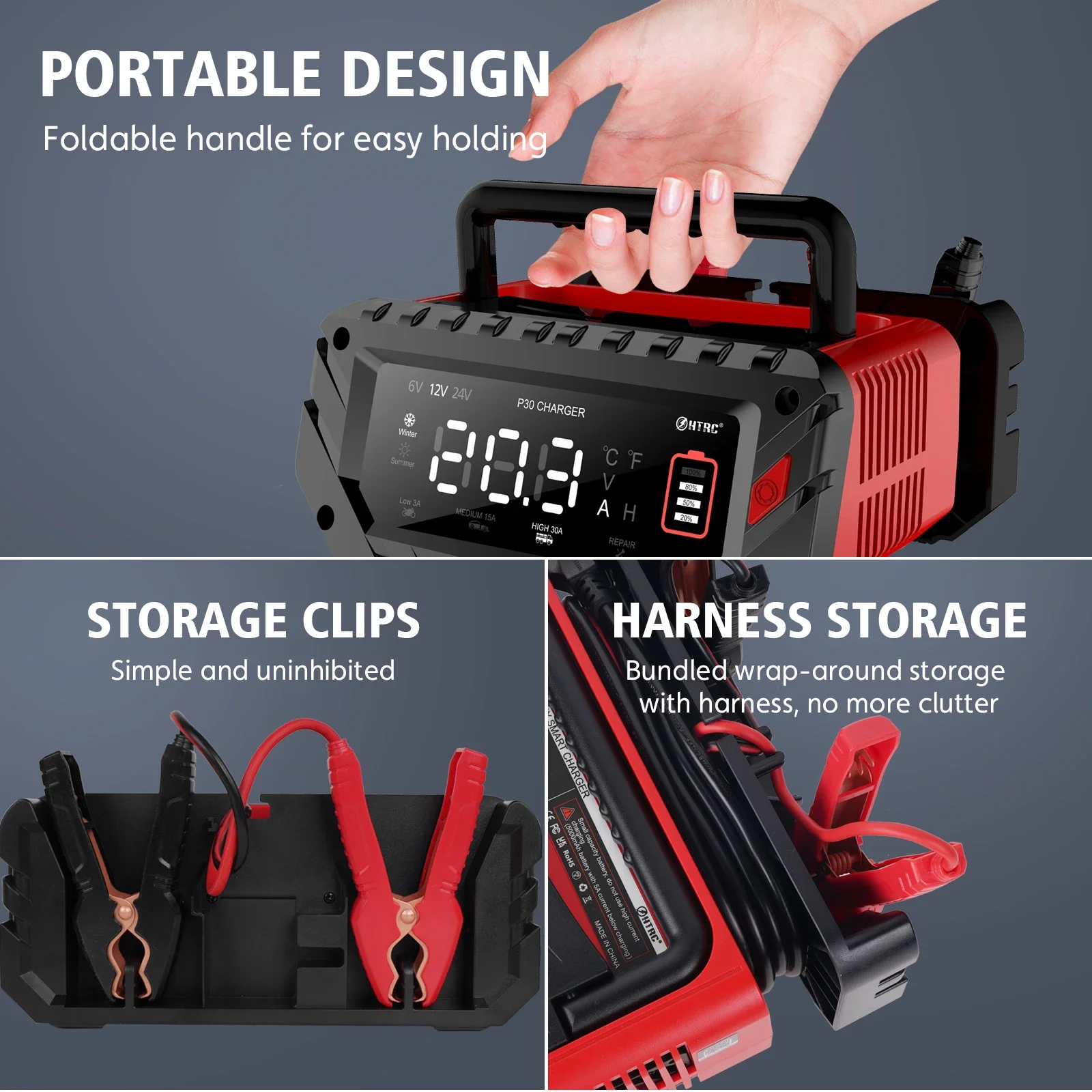 EAFC 30A Fully Automatic Smart - Lifepo4 Battery Charger Smart Automatic ulasan dan harga