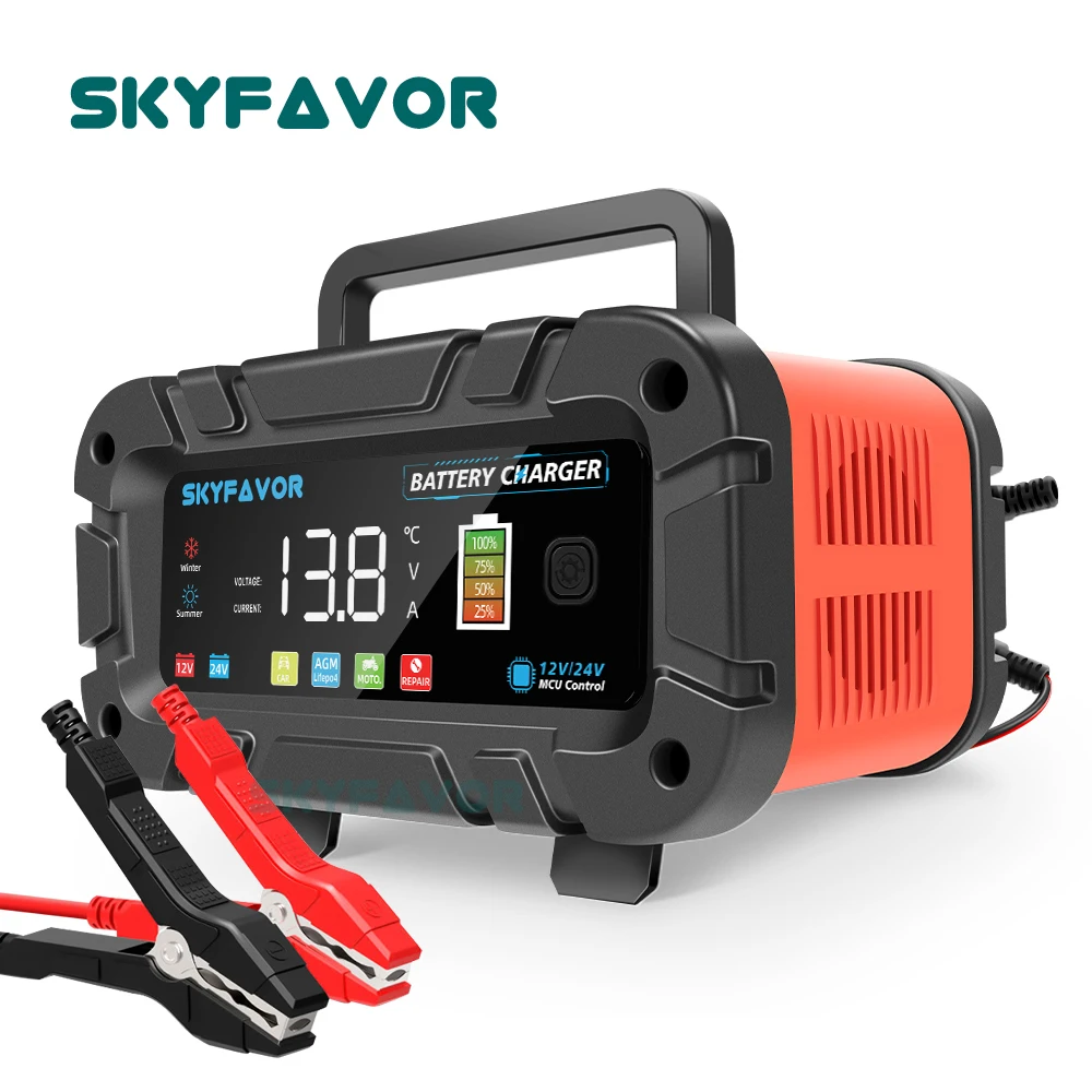 Automatic Smart 12V 24V Batter - Smart Car Battery Charger 12V 24V 20A ulasan dan harga