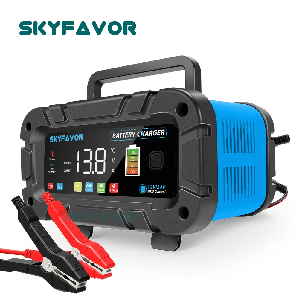 Automatic Smart 12V 24V Batter - Smart Car Battery Charger 12V 24V 20A ulasan dan harga