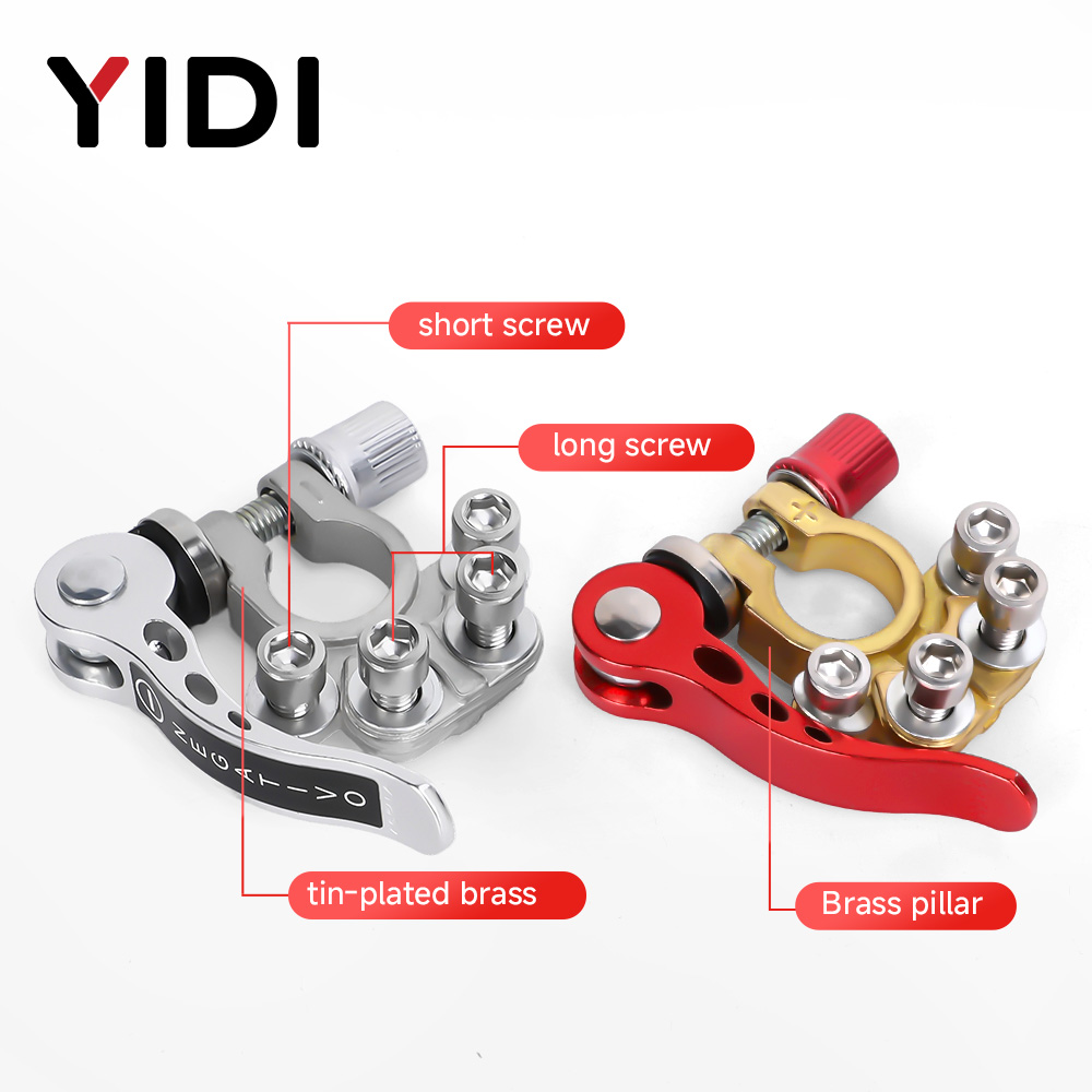 2PCS Car Auto Battery Connecto - Battery Terminal Clamps Quick Release Brass ulasan dan harga