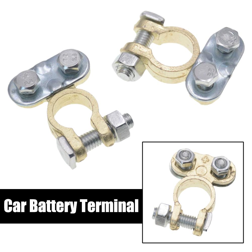1pair Battery Terminals Connec - Battery Terminal Clamps Quick Release Brass ulasan dan harga
