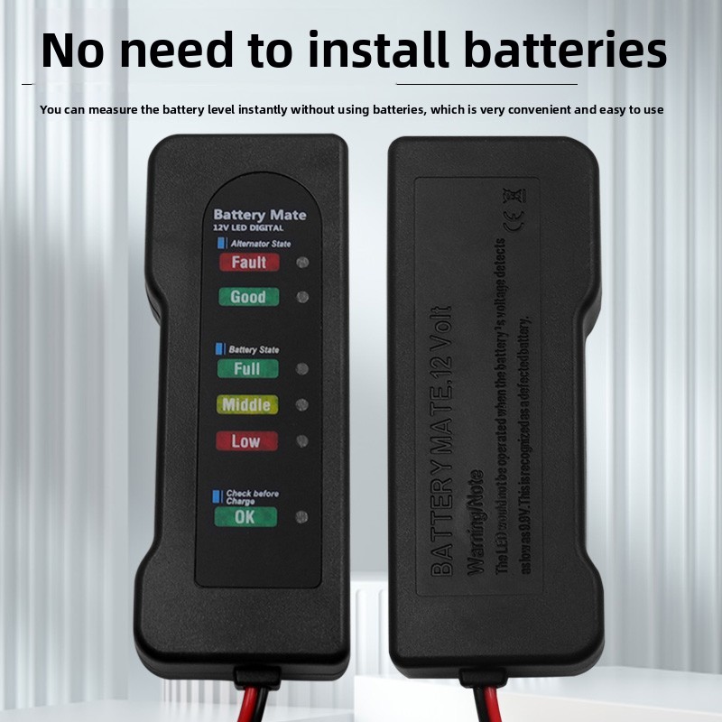 Portable Car Battery Start Tes - Alternator Tester Digital Diagnostic Tool ulasan dan harga