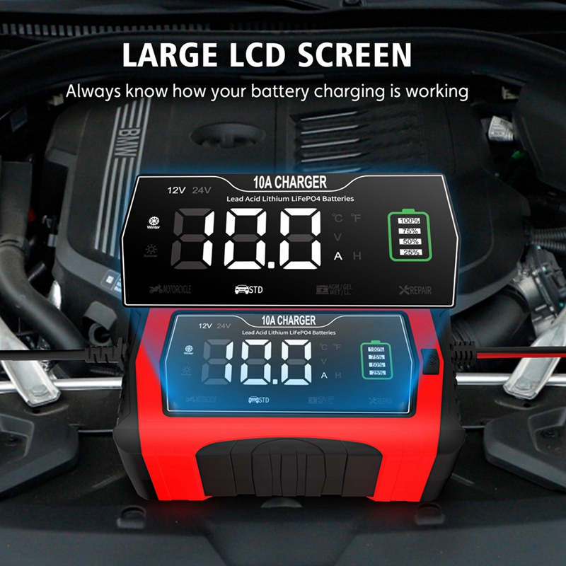 10A Automatic Charging for Lit - Lifepo4 Battery Charger Smart Automatic ulasan dan harga