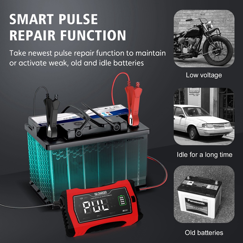 10A Automatic Charging for Lit - Lifepo4 Battery Charger Smart Automatic ulasan dan harga