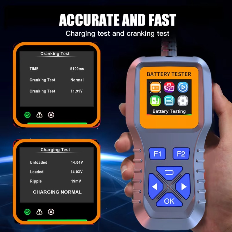 K1S Car Battery Tester 12V Dig - Alternator Tester Digital Diagnostic Tool ulasan dan harga