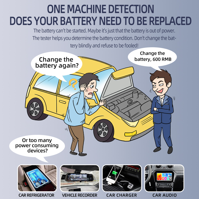 Digital Automatic Car Battery  - Car Battery Load Tester Digital Cranking ulasan dan harga