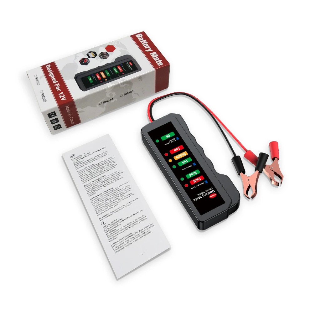Mini 12V Car Battery Tester Di - Alternator Tester Digital Diagnostic Tool ulasan dan harga