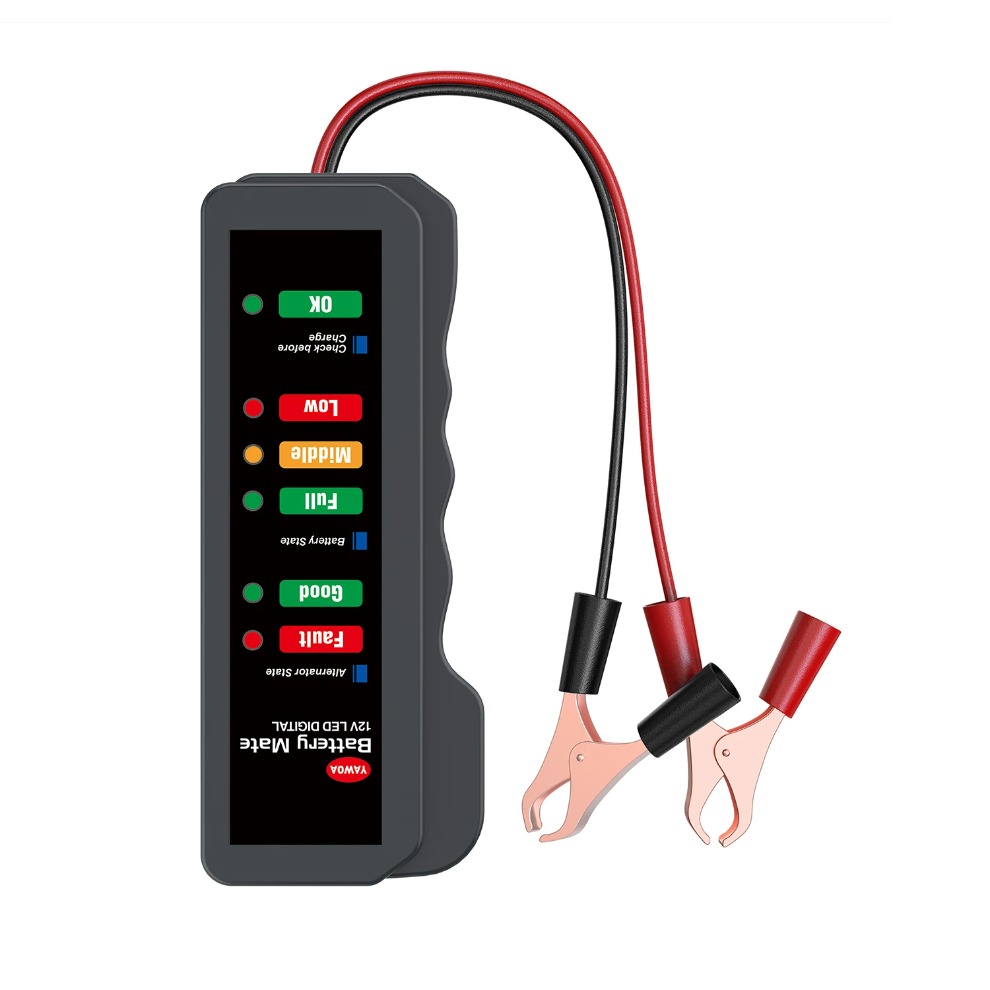 Mini 12V Car Battery Tester Di - Alternator Tester Digital Diagnostic Tool ulasan dan harga