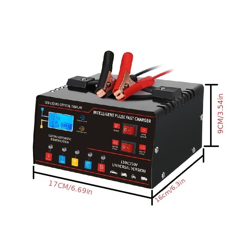 3-In-1 12V 24V Universal High  - Lead Acid Battery Pulse Repair Desulfator ulasan dan harga