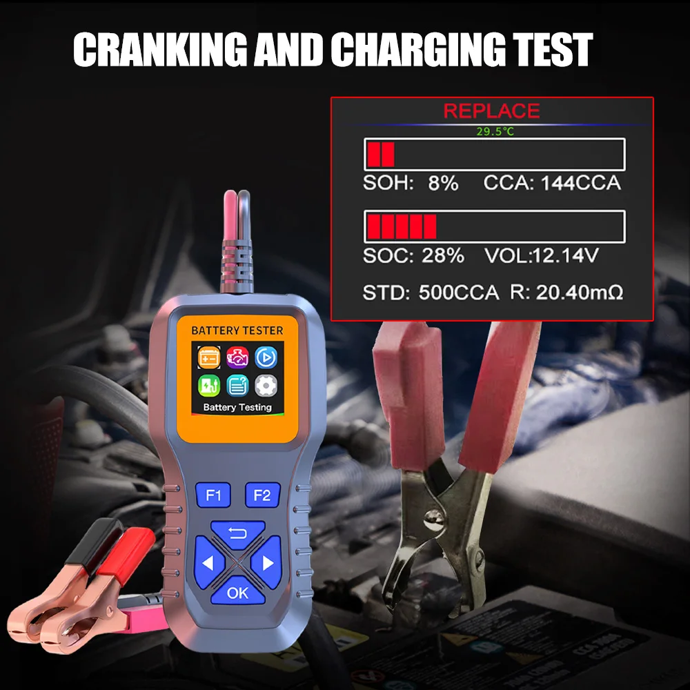 Car Battery Tester 12V Digital - Alternator Tester Digital Diagnostic Tool ulasan dan harga