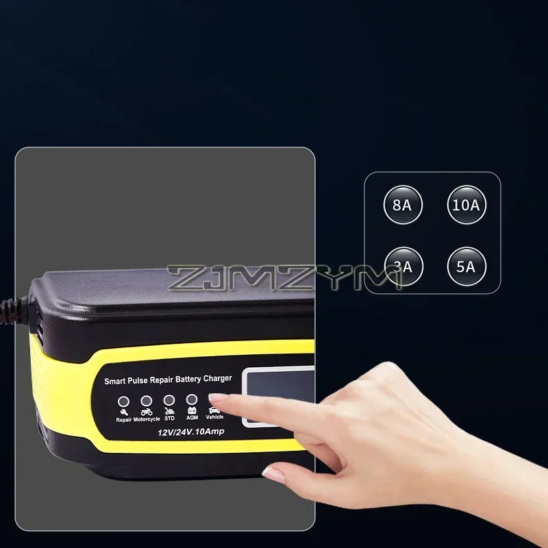 200W Car Battery Charger, 12V  - Car Battery Trickle Charger Maintainer 5A ulasan dan harga