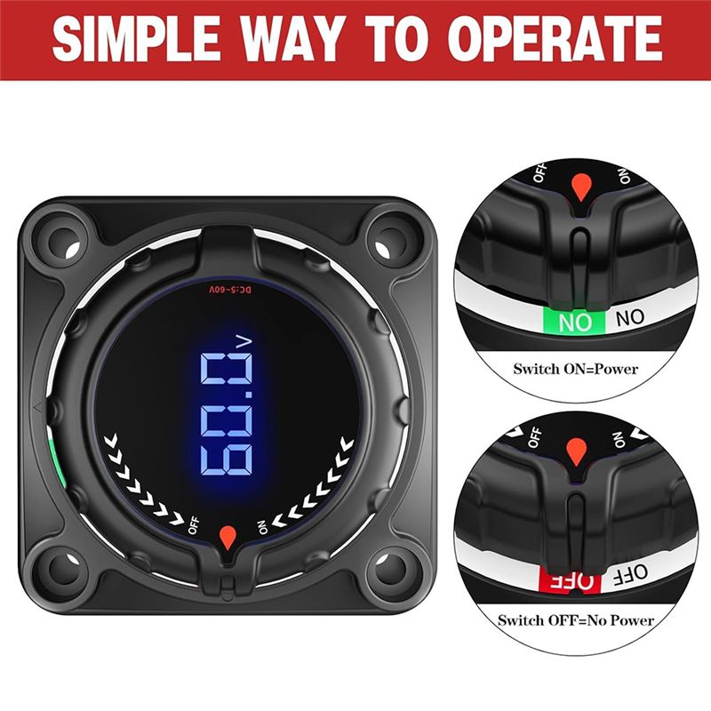 AB98-Upgrade Battery Disconnec - Battery Disconnect Switch Master Cut Off ulasan dan harga