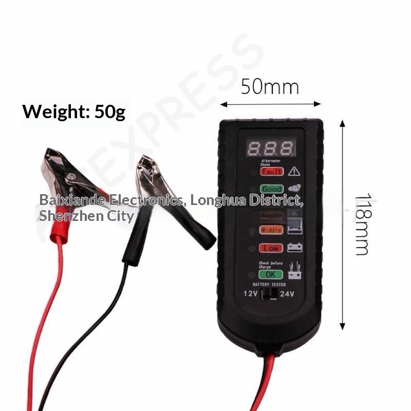 [G]Mini 12V Car Battery Tester - Alternator Tester Digital Diagnostic Tool ulasan dan harga