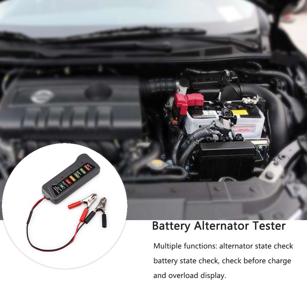 12V Car Battery Tester Digital - Alternator Tester Digital Diagnostic Tool ulasan dan harga