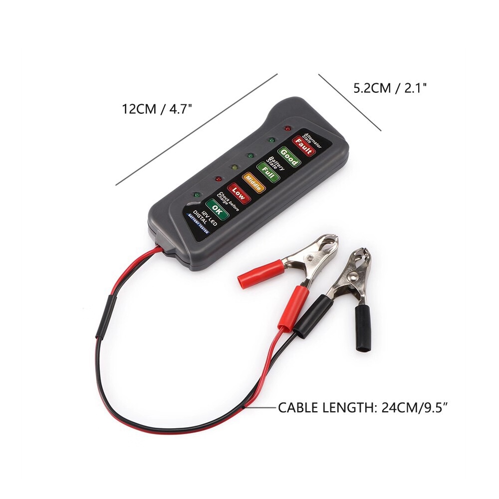 12V Car Battery Tester Digital - Alternator Tester Digital Diagnostic Tool ulasan dan harga