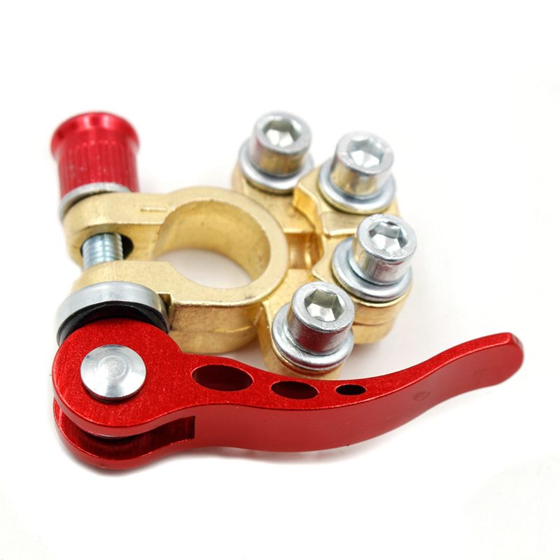 2X 12V 24V Battery Terminals C - Battery Terminal Clamps Quick Release Brass ulasan dan harga
