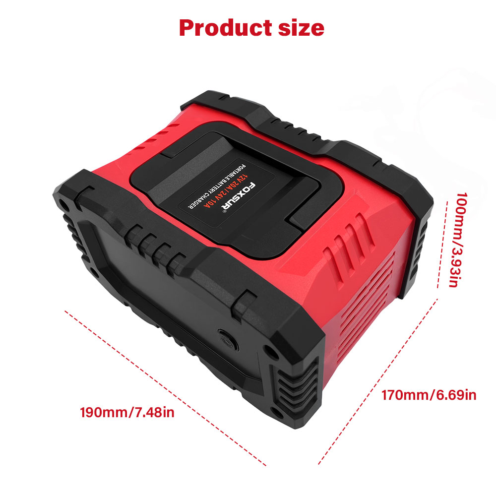 New 20A/10A Car Motorcycle Bat - Smart Car Battery Charger 12V 24V 20A ulasan dan harga