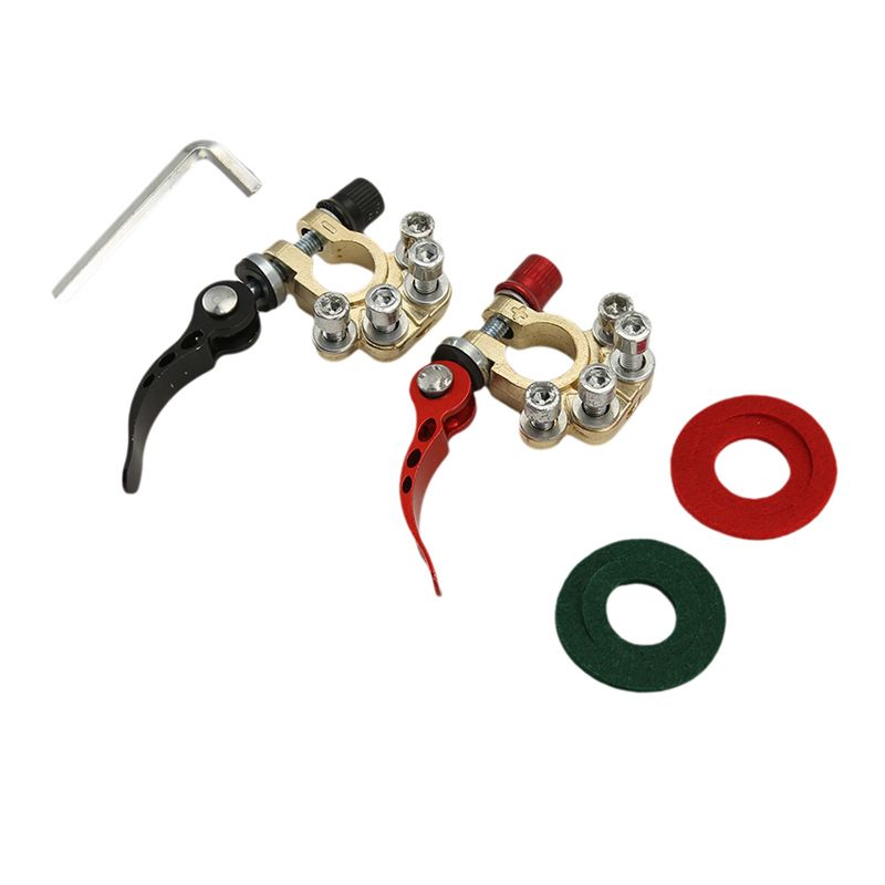 N26R-12V 24V Car Battery Termi - Battery Terminal Clamps Quick Release Brass ulasan dan harga