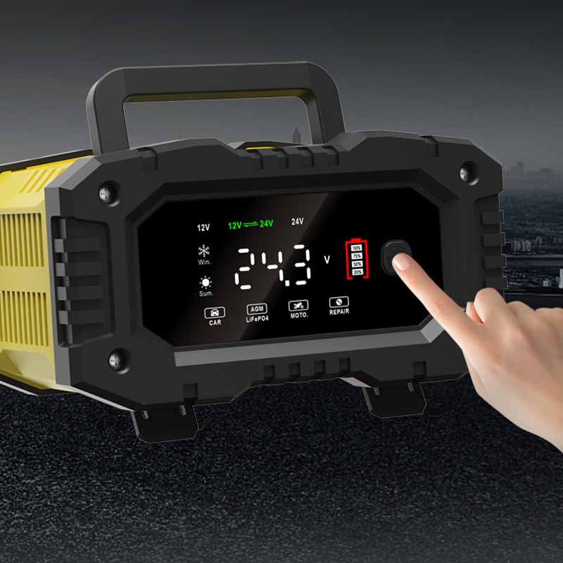 FOXSUR Car Motorcycle Battery  - Smart Car Battery Charger 12V 24V 20A ulasan dan harga