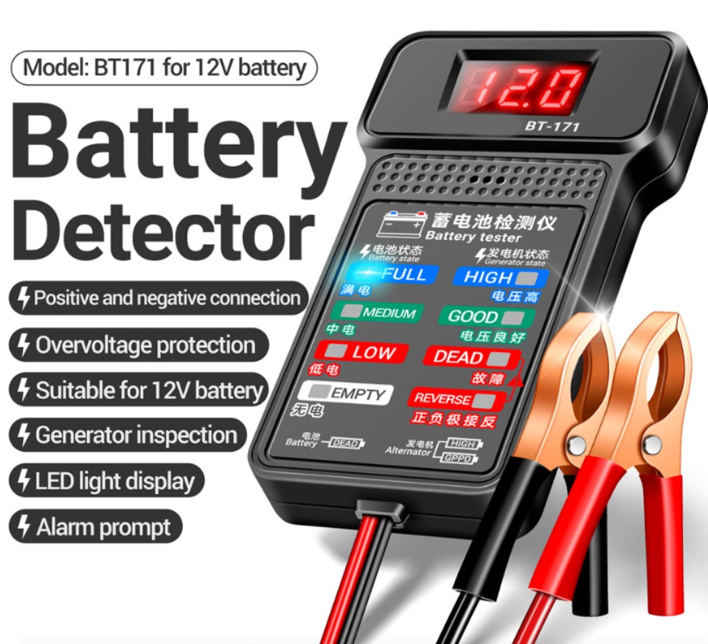12V Car Battery Tester Digital - Car Battery Load Tester Digital Cranking ulasan dan harga