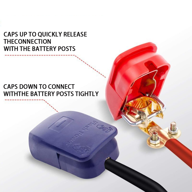 1 Pair Car Battery Terminal Cl - Battery Terminal Clamps Quick Release Brass ulasan dan harga