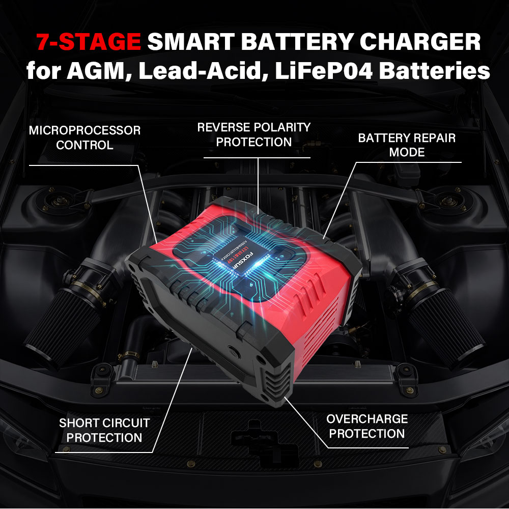 20A/10A Car Motorcycle Battery - Smart Car Battery Charger 12V 24V 20A ulasan dan harga