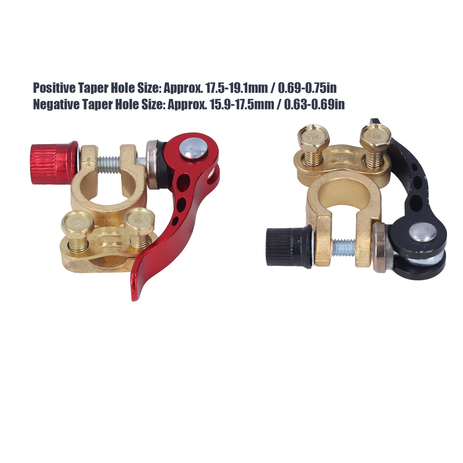 2PCS Car Battery Terminal Conn - Battery Terminal Clamps Quick Release Brass ulasan dan harga