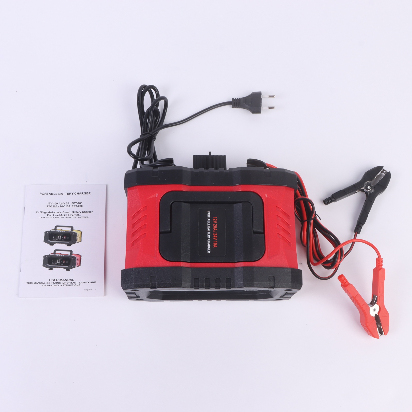 12V 20A /24V 10A 300W Battery  - Smart Car Battery Charger 12V 24V 20A ulasan dan harga