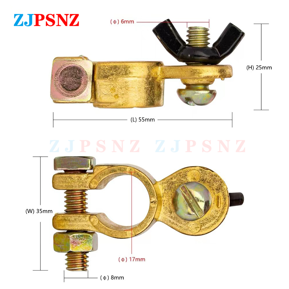 Car Battery Terminal Connector - Battery Terminal Clamps Quick Release Brass ulasan dan harga
