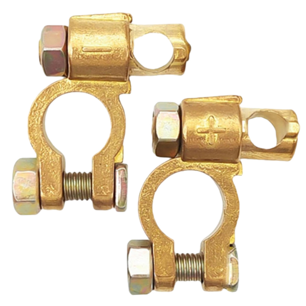 12V Positive Battery Terminals - Battery Terminal Clamps Quick Release Brass ulasan dan harga