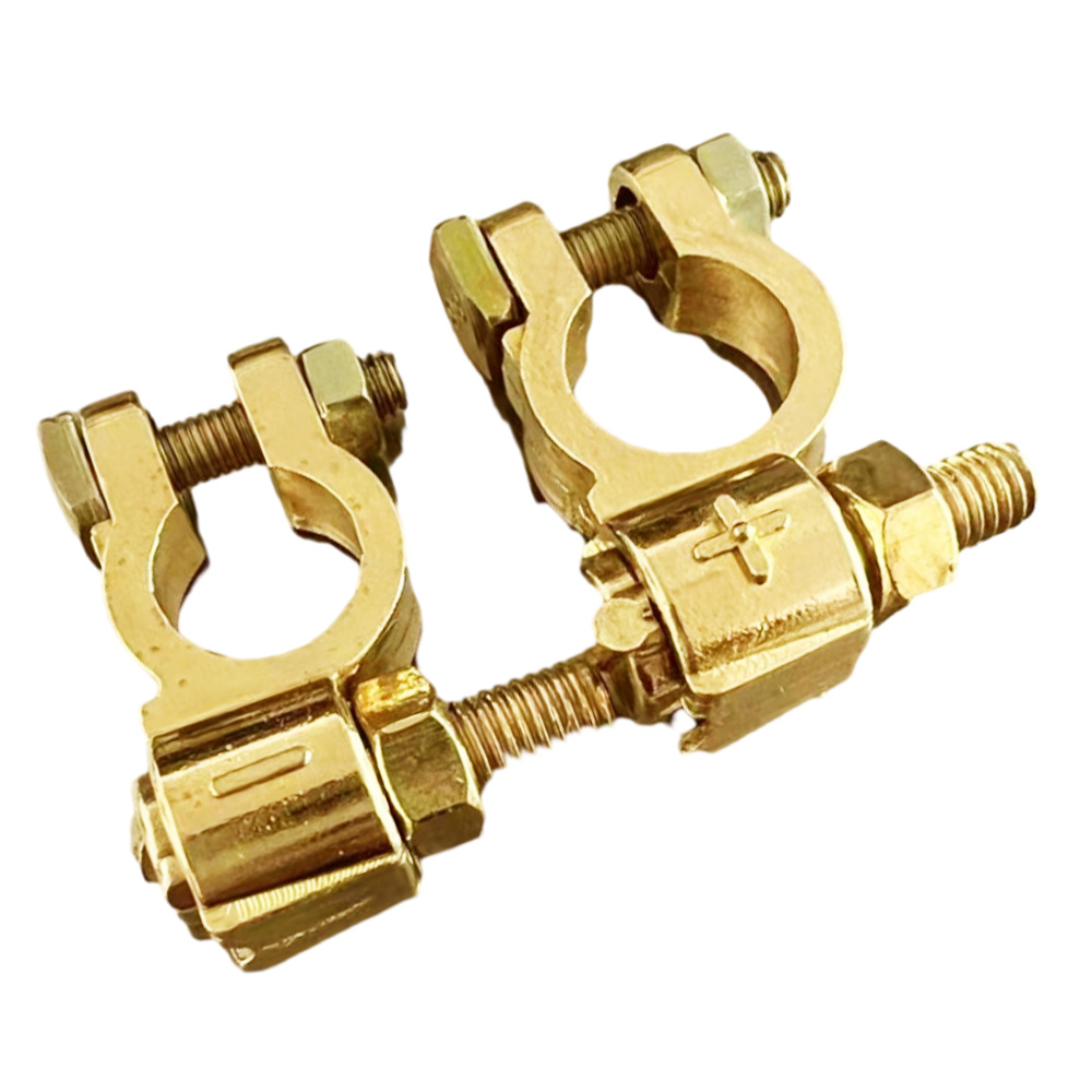 12V Positive Battery Terminals - Battery Terminal Clamps Quick Release Brass ulasan dan harga