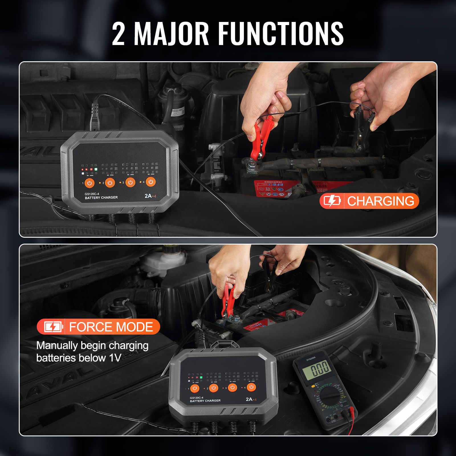 Smart Battery Charger, 8-Amp,  - Lifepo4 Battery Charger Smart Automatic ulasan dan harga
