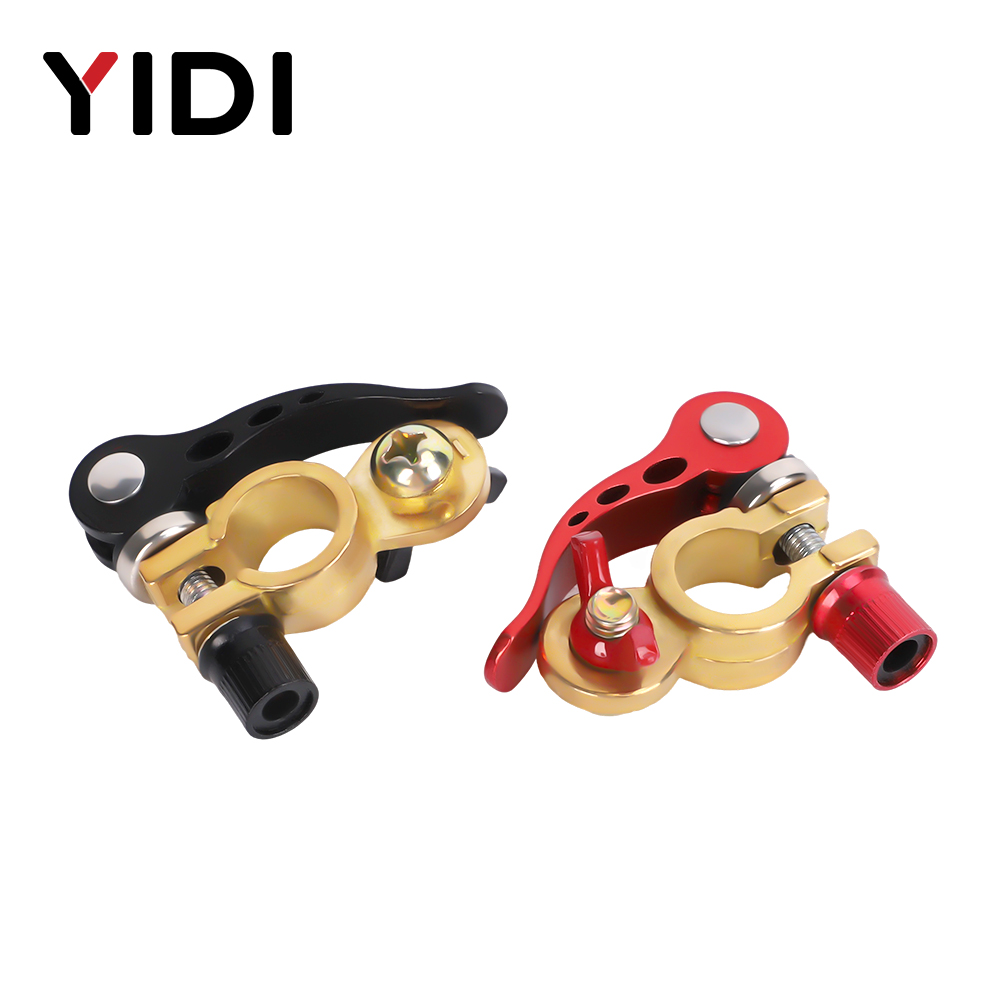 1 Pair Car Battery Terminal Co - Battery Terminal Clamps Quick Release Brass ulasan dan harga