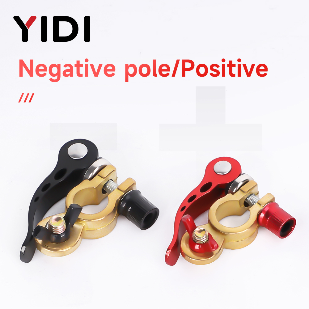1 Pair Car Battery Terminal Co - Battery Terminal Clamps Quick Release Brass ulasan dan harga